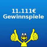 11.111€ Gewinnspiele