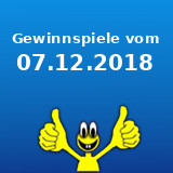 Gewinnspiele vom 07.12.2018