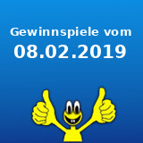 Gewinnspiele vom 08.02.2019