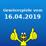 Gewinnspiele vom 16.04.2019