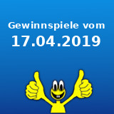 Gewinnspiele vom 17.04.2019