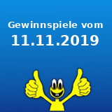 Gewinnspiele vom 11.11.2019 Gewinnspiele vom 11.11.2019