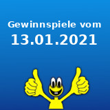 Gewinnspiele vom 13.01.2021