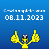 Gewinnspiele vom 08.11.2023 Gewinnspiele vom 08.11.2023