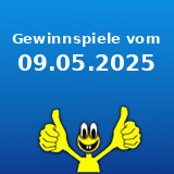 Gewinnspiele vom 09.05.2025 Gewinnspiele vom 09.05.2025