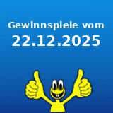Gewinnspiele vom 22.12.2025 Gewinnspiele vom 22.12.2025