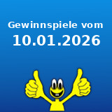 Gewinnspiele vom 10.01.2026